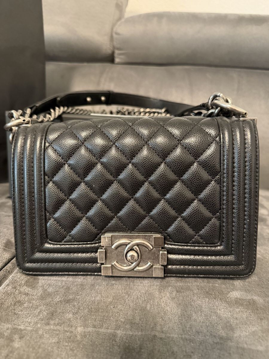 Chanel Borse da donna: CHANEL BOY MINI SCHWARZ ORIGINAL – Nuovo (secondo la descrizione) da Hinwil venduto da CozyBree 1
