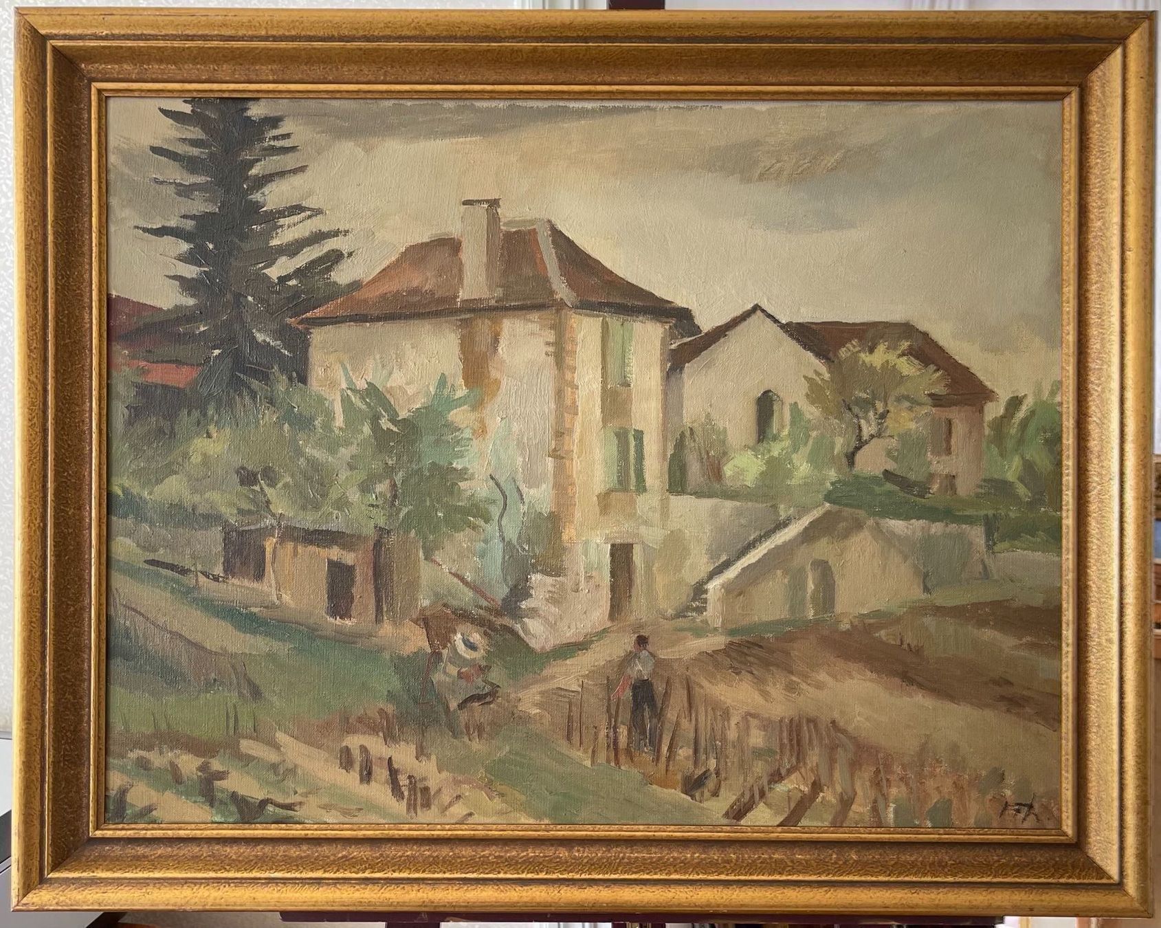 Dipinti: Theurillat Herbert Leon (1896-1987) – Usato da Grosshöchstetten venduto da Perle1951