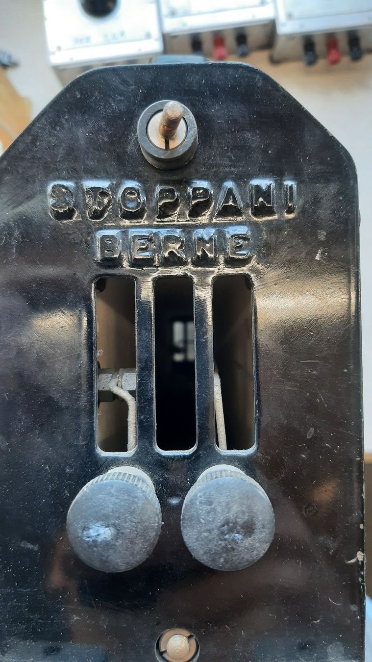 Misurare: rhéostat Stoppani 550ohm 0,8A – Usato da Attalens venduto da Gmsa68 1
