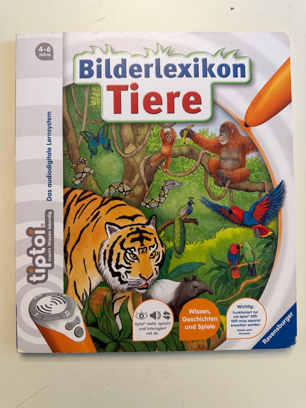 Tiptoi Spiele: Tiptoi Buch Bilderlexikon Tiere – Gebraucht aus Münsingen von Ganjam
