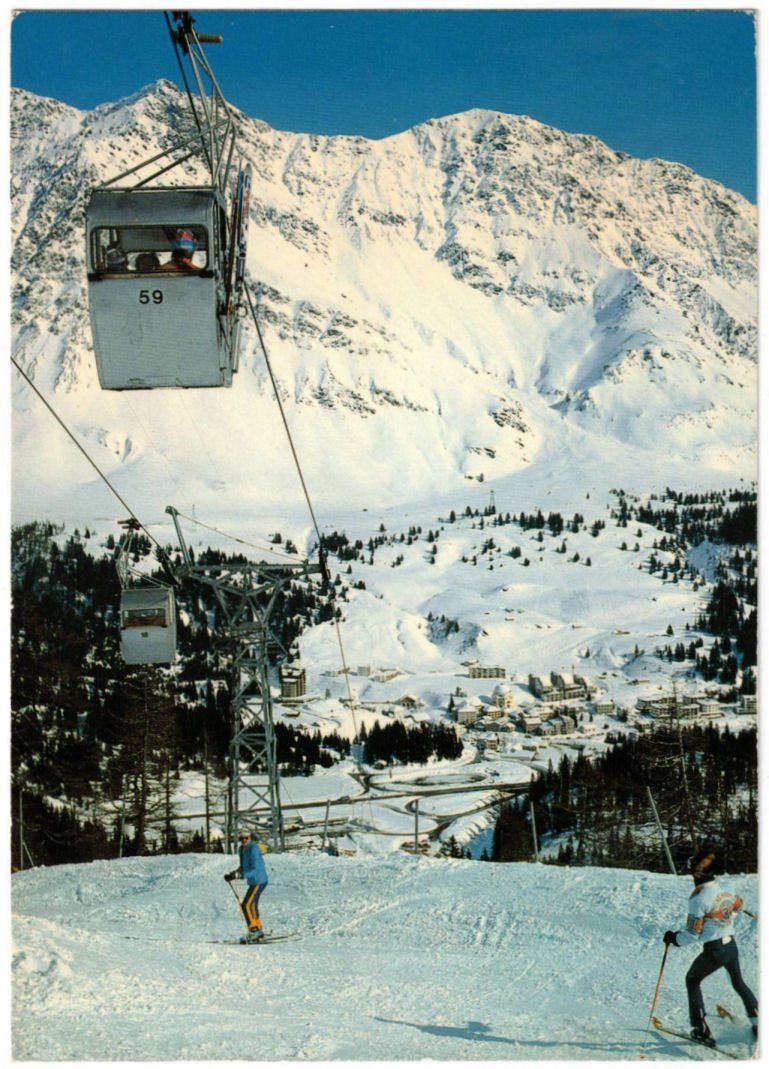 Cartoline postali: San Bernardino - Gondelbahn Confin – Usato da Binningen venduto da Mountainrider