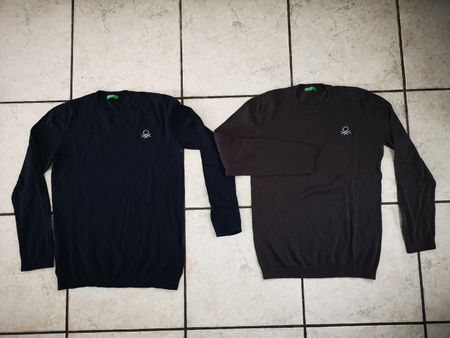2 x dünne Benetton Pullover gr. 122-128