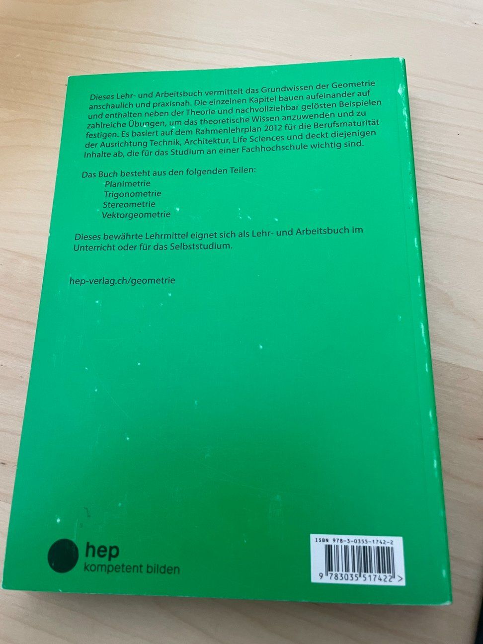 Bücher: Geometrie HEP-Verlag – Gebraucht aus Biberstein von biberklemi 1