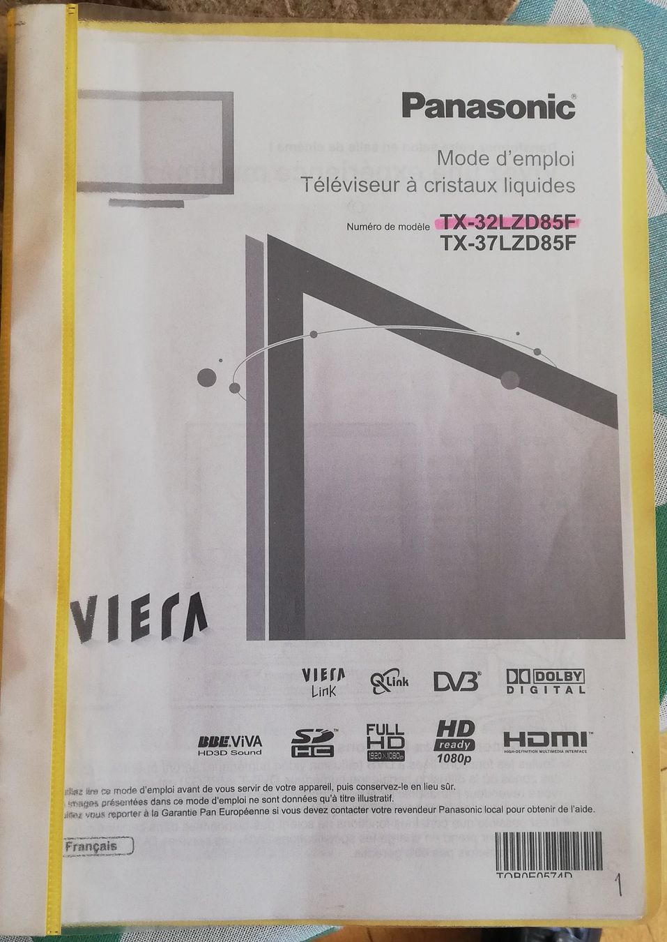 Televisori: Télé Panasonic 37" à Lausanne – Usato da Lausanne venduto da roj_lqx2