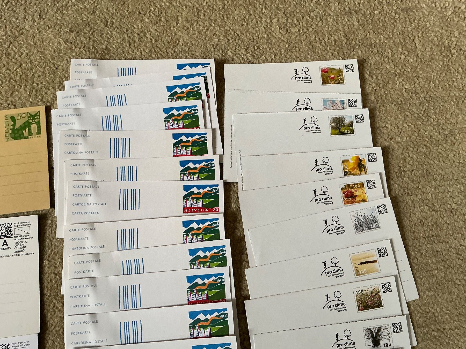 Tutti i francobolli: Konvolut Postkarten mit Briefmarken, Frankaturware – Usato da Jona venduto da Jancy60 3