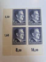Deutsches Reich Adolf Hitler Block Briefmarken postfrisch