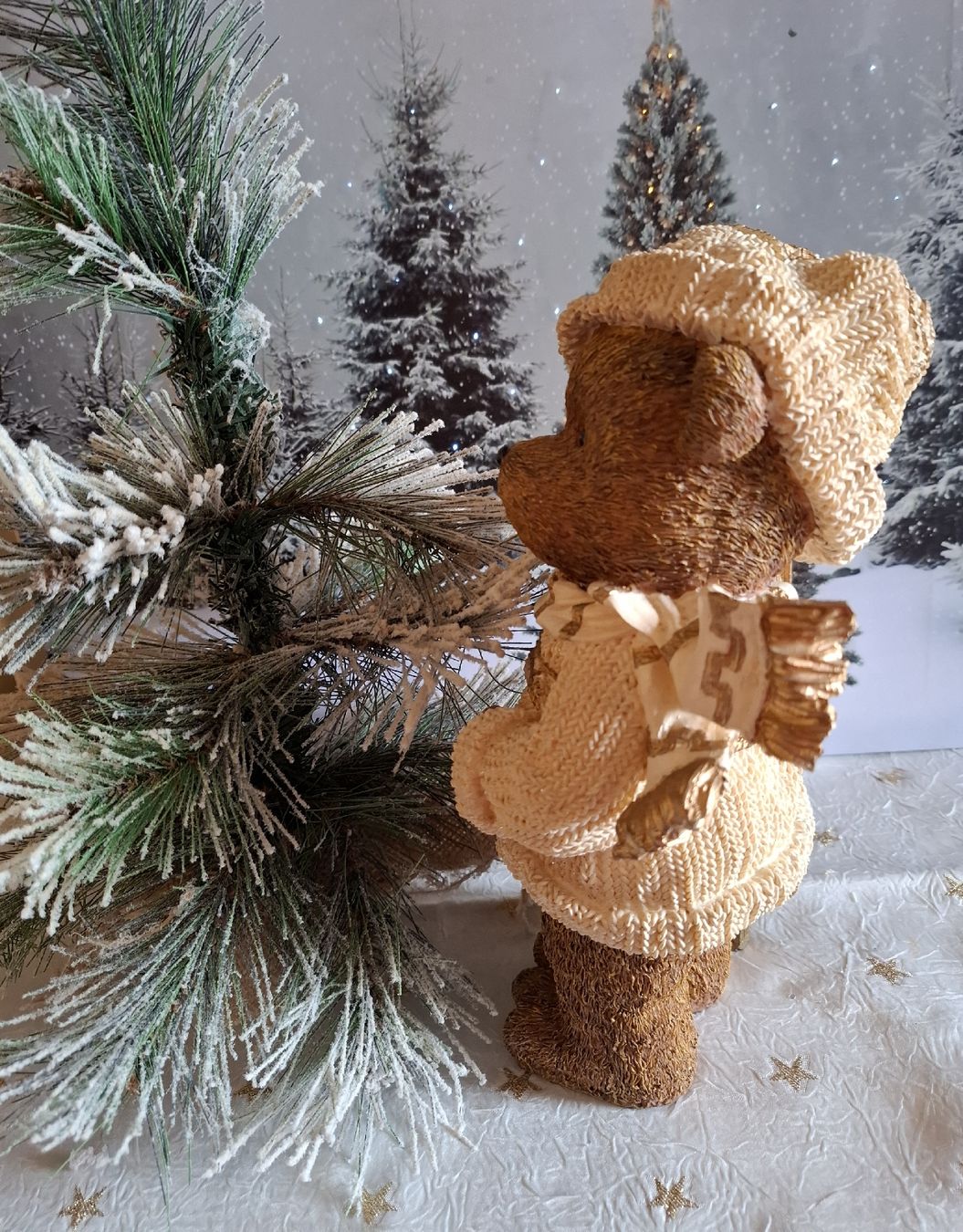 Tutte le decorazioni: BÄRCHEN MIT SCHLITTELI UND SCHNEEBAUM – Nuovo (secondo la descrizione) da Gretzenbach venduto da schibaya 4