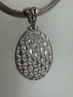 Anhänger aus 750er Weissgold aus Italien