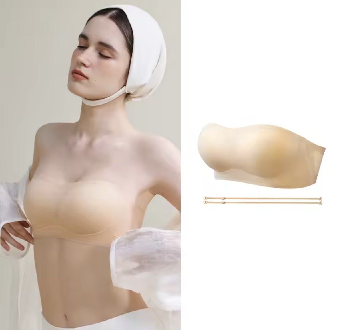 Altra biancheria intima: Cooling Strapless Bra - perfect for summer outfits! – Nuovo e nell'imballaggio originale da Sion venduto da Omnomberry-