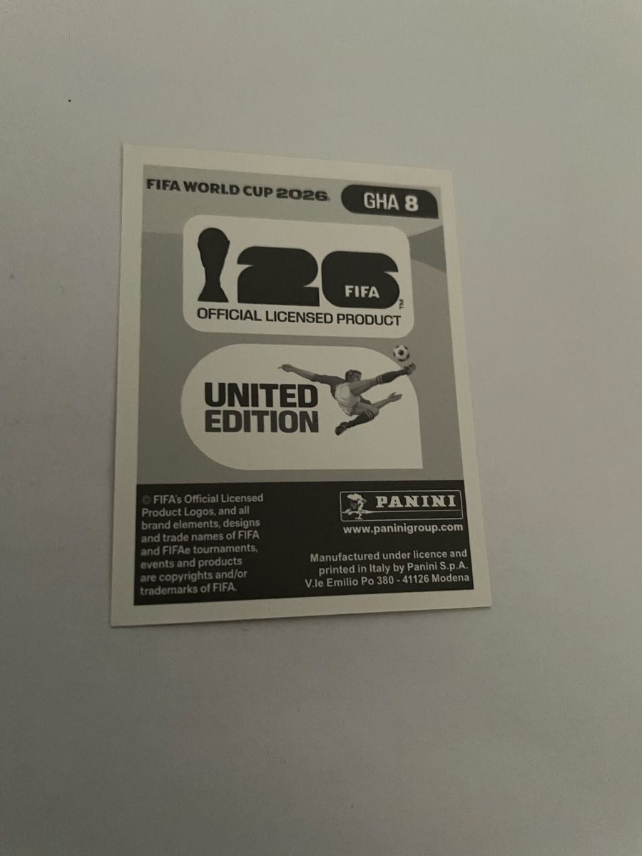Panini Carte collezionabili: FIFA WM 2026 Caleb Virenkvi GHA 8 – Nuovo (secondo la descrizione) da Winterthur venduto da Cobraforce 1