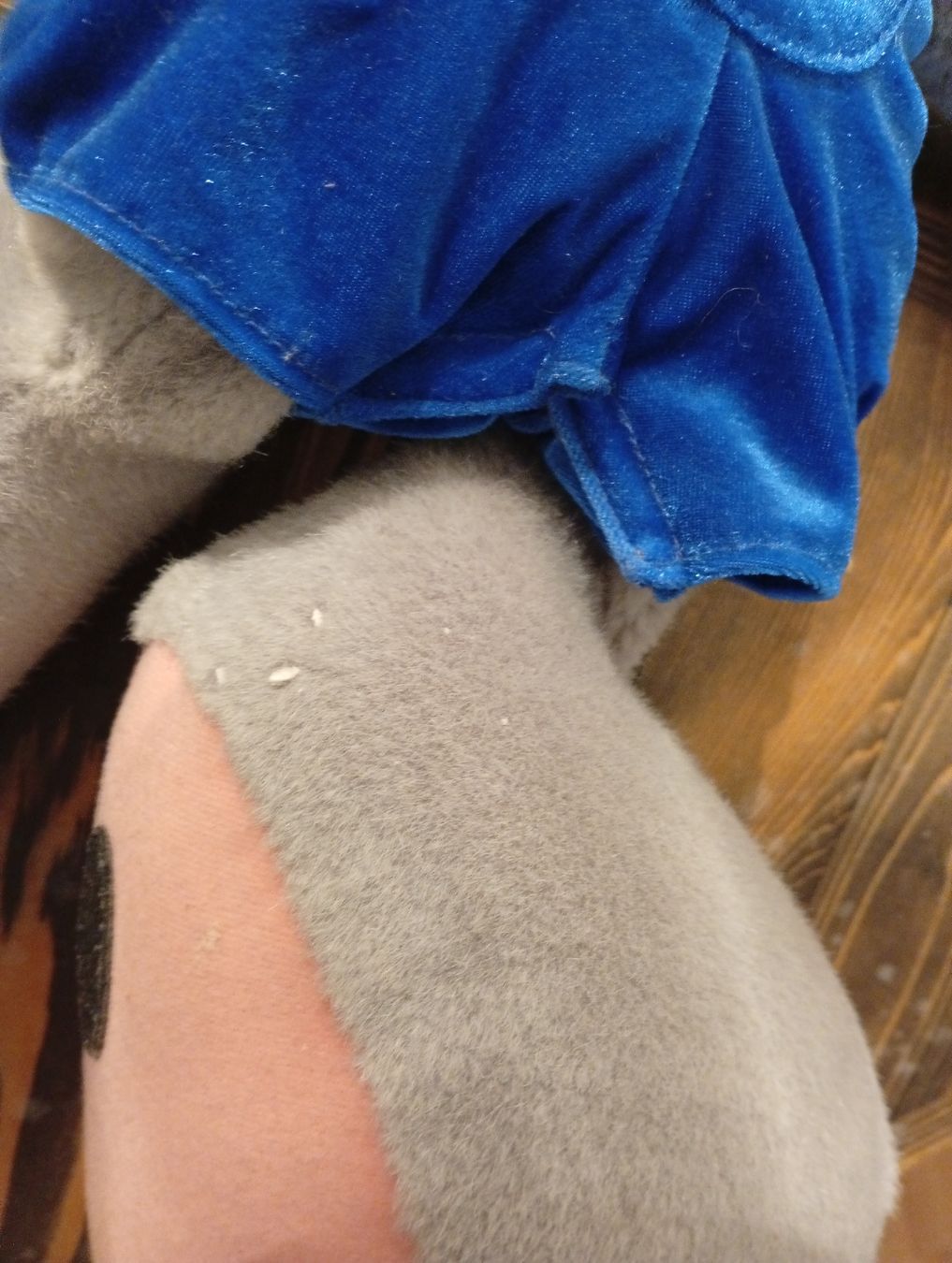 Spielzeuge: Graue Diddl Maus mit blauem Kleid. – Gebraucht aus Engelburg von CH.Me 2