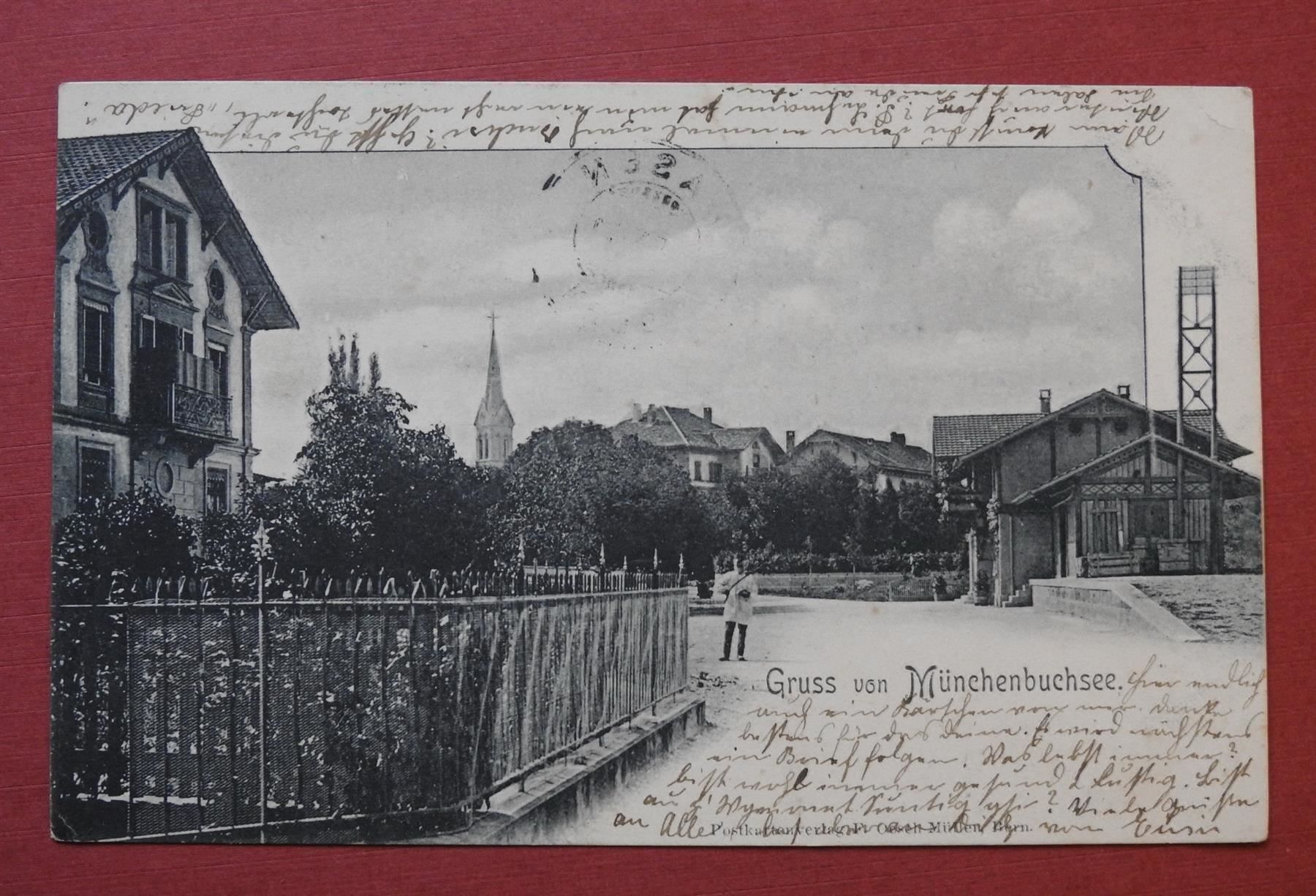 Cartoline postali: Gruss aus Münchenbuchsee, belebt ! – Usato da Rain venduto da 999-800-K