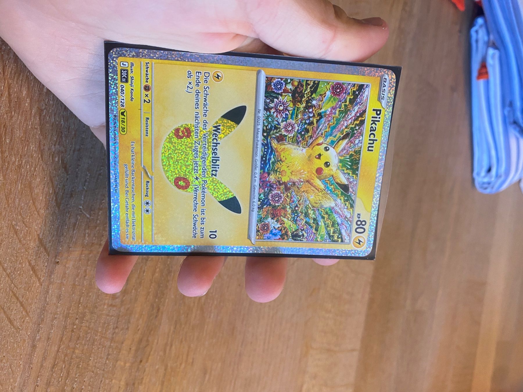 Pokémon Carte collezionabili: Pikachu 30th anniversary 045/128 DE – Usato da Küsnacht ZH venduto da dani.privat 2
