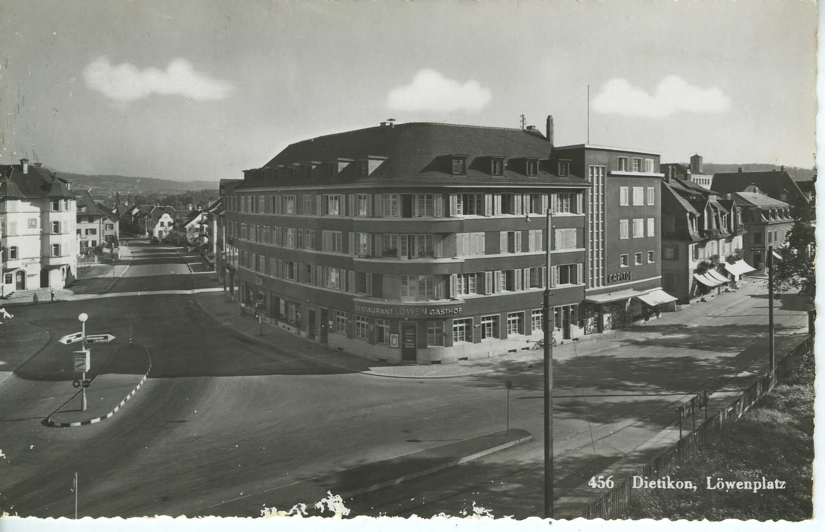Ansichtskarten: Dietikon - Löwenplatz – Gebraucht aus Schleitheim von Pmschlaate