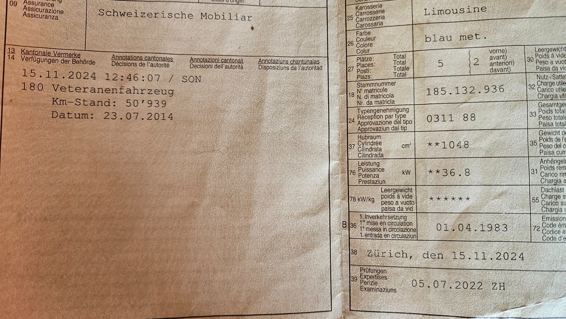 Fiat Autos: FIAT 127 super – D'occasion à zürich par markusw0102 8