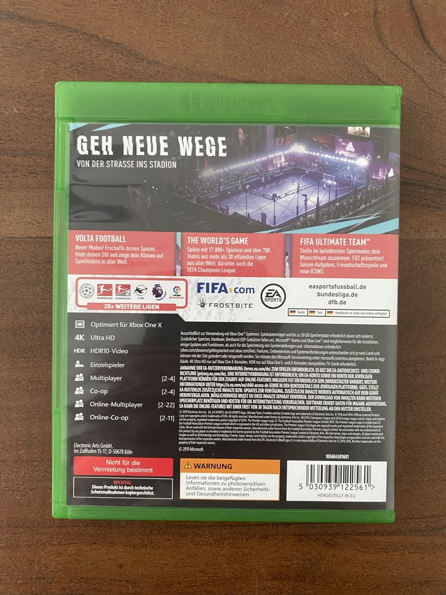 Microsoft Giochi: FIFA 20 für Xbox One – Usato da Thunstetten venduto da Virus_33 2