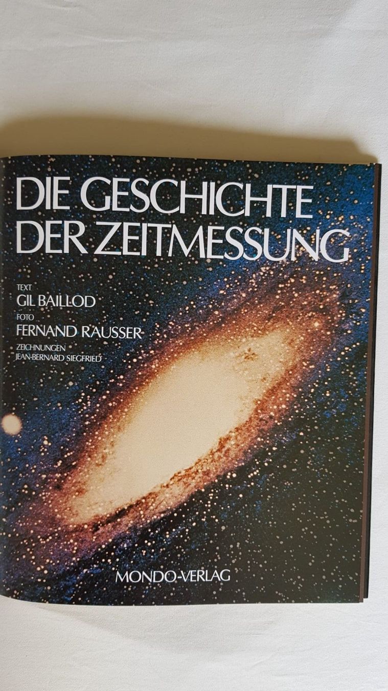 Libri: Die Geschichte der Zeitmessung Bildband – Usato da Spiegel b. Bern venduto da sus_xj97 5