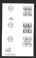 3 FDC 686 - 688 Teilserie Viererblöcke ET Bern 17.2.1983