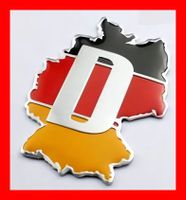 Deutschland Emblem Badge Logo Metall Germany Autosticker