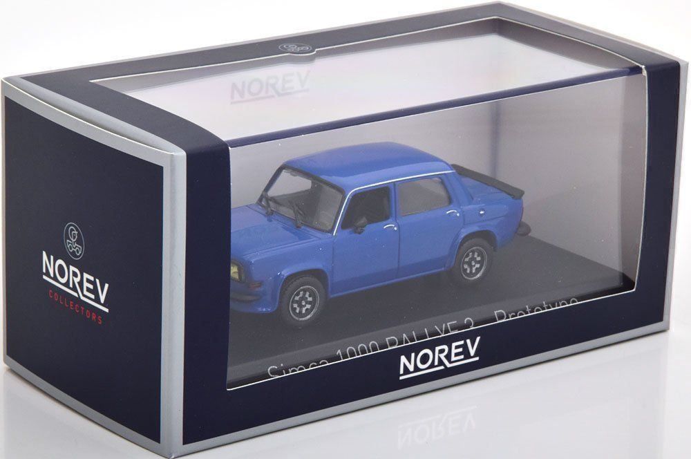 Simca Modellini d'auto: Simca 1000 Rallye 3 Prototype 1978 blau / schwarz     1:43 – Nuovo e nell'imballaggio originale da Gerlafingen venduto da espero88 2