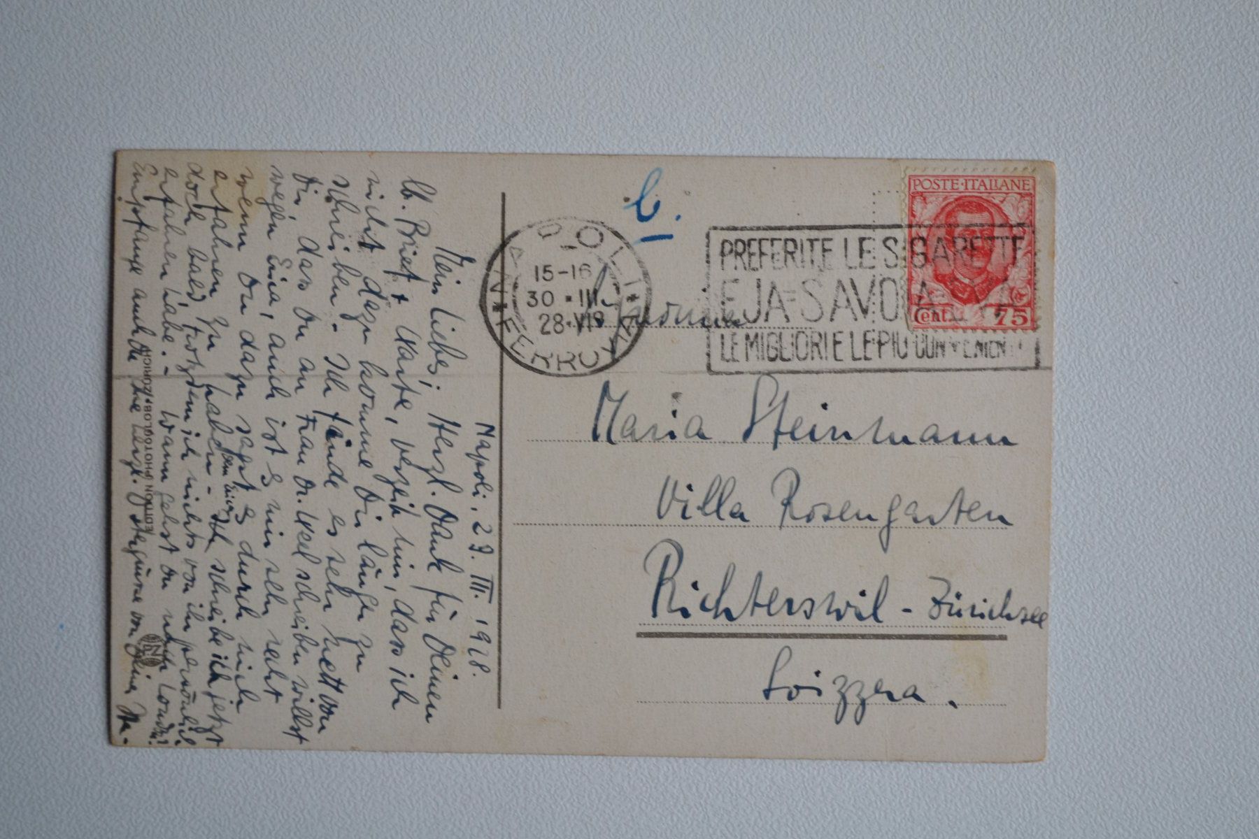 Cartoline postali: AK Richterswil Insel Schönenwerd – Usato da Beinwil am See venduto da kajak55 1