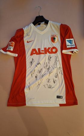 signiertes Originaldress FC Augsburg 2013/14