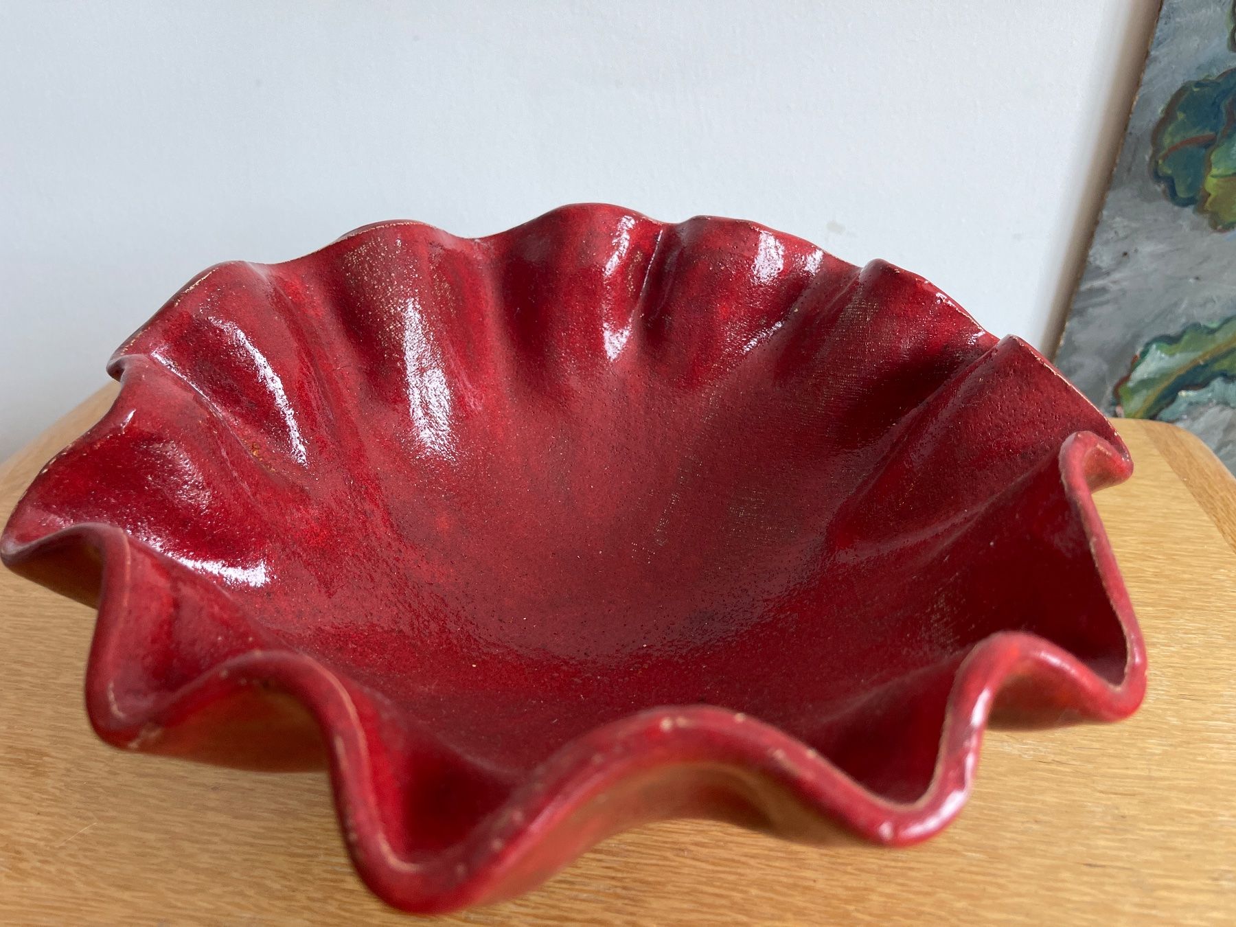 Schalen: Fruchtschale oder Deko Schale rot Keramik – Gebraucht aus Nussbaumen AG von HelenaDavid1910