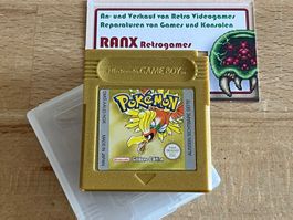 Pokémon Goldene Edition, D, original, neue Batterie, Gameboy