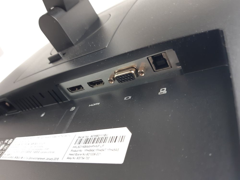 HP Elitedisplay E243 LCD Monitor 23.8, Nero/Argento