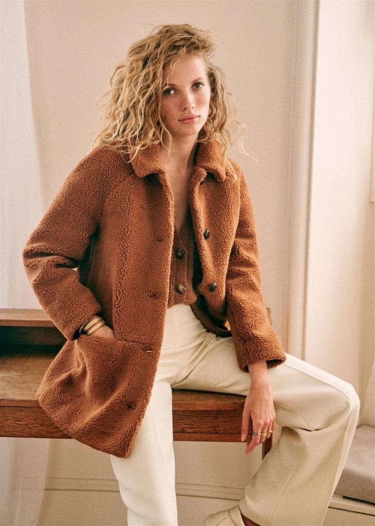 Sezane Giacche: Sézane Teddyjacke Gr. 36 – Usato da Düdingen venduto da Anthelia