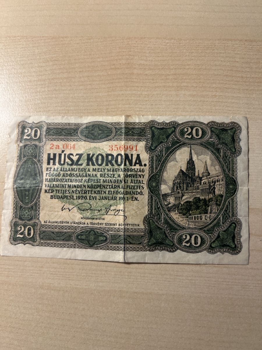 Banconote: 20 Kronen Schein – Usato da Ipsach venduto da Be44 1