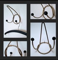 Vintage Wandgarderobe, Metall , 1950/60