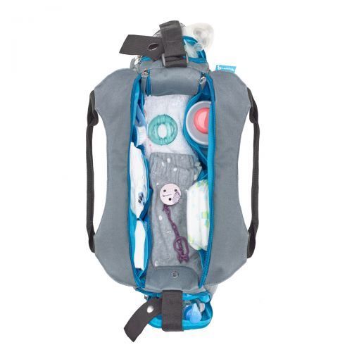 Fasciatoi & Accessori: Badabulle Wickeltasche MULTIPOCKET grau – Nuovo e nell'imballaggio originale da Wangen b. Olten venduto da Babywohl 2