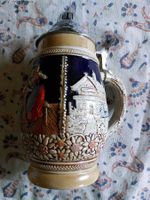 Schöner Bierkrug/Humpen mit Deckel, Vintage
