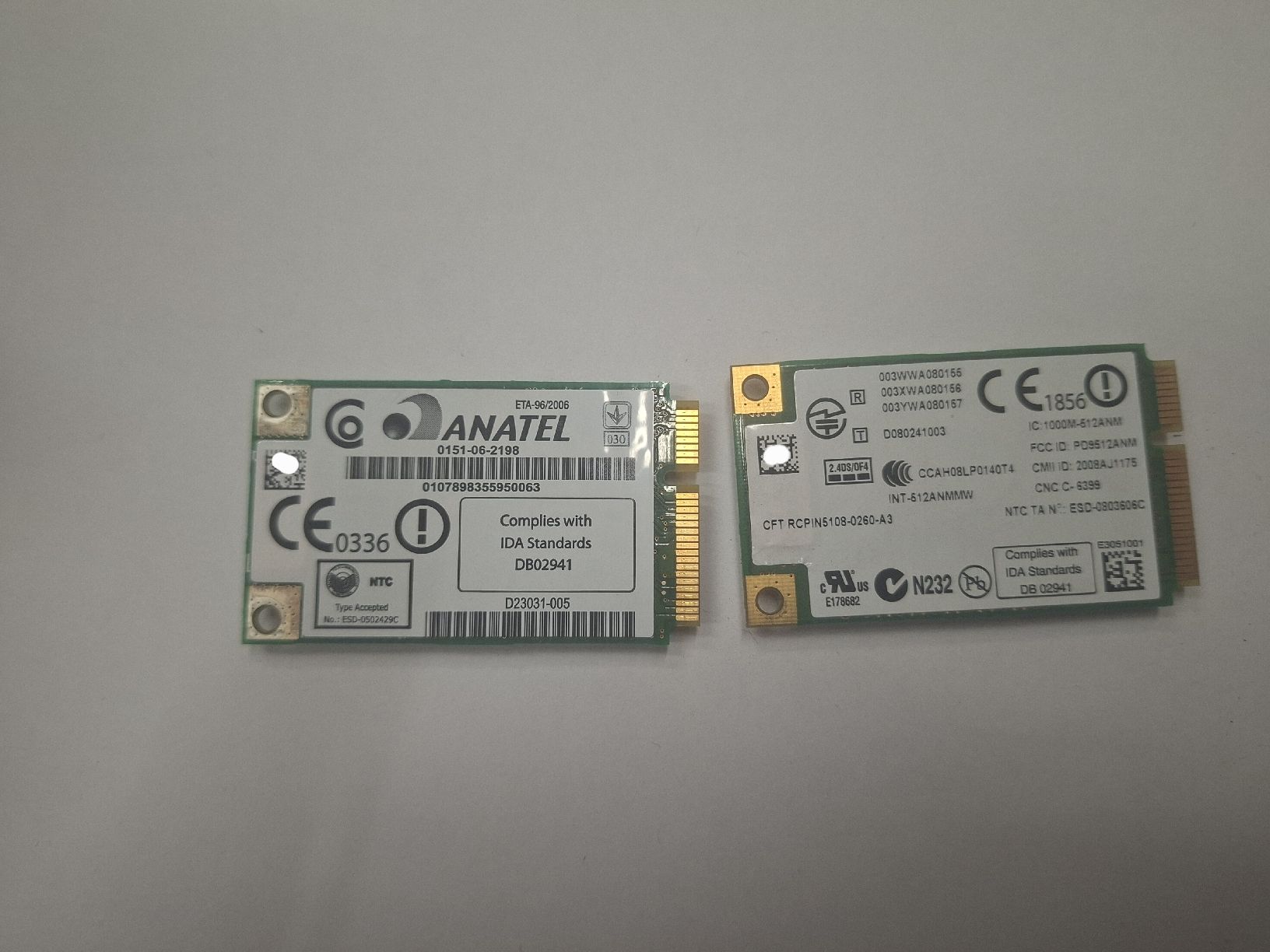 Unità & Adattatore: Intel Wifi WLAN Mini-PCI-Express Card 2 Stück – Usato da Neunkirch venduto da MaElekt
