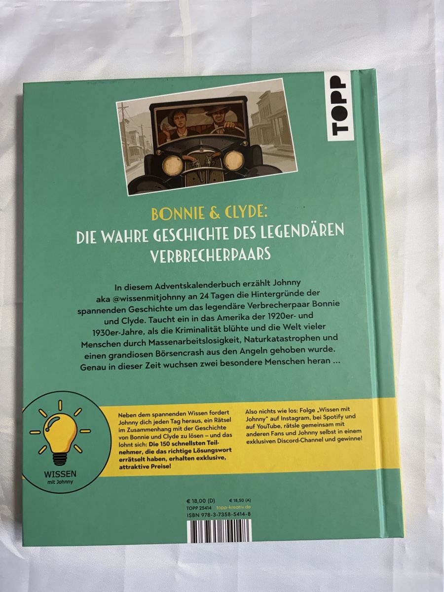 Calendari: ADVENTSKALENDER:Wissen mit Johnny – Nuovo (secondo la descrizione) da Thürnen venduto da Lilie37 1