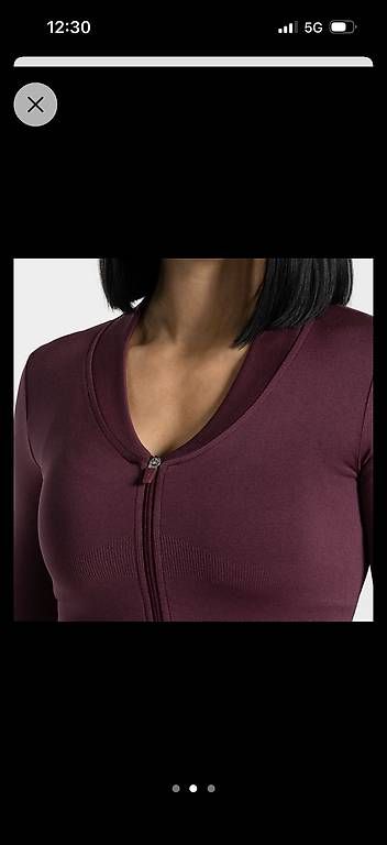 Vestes: Teveo Statement Zip Jacke "Pflaume" – D'occasion à Waldkirch par grabli 1