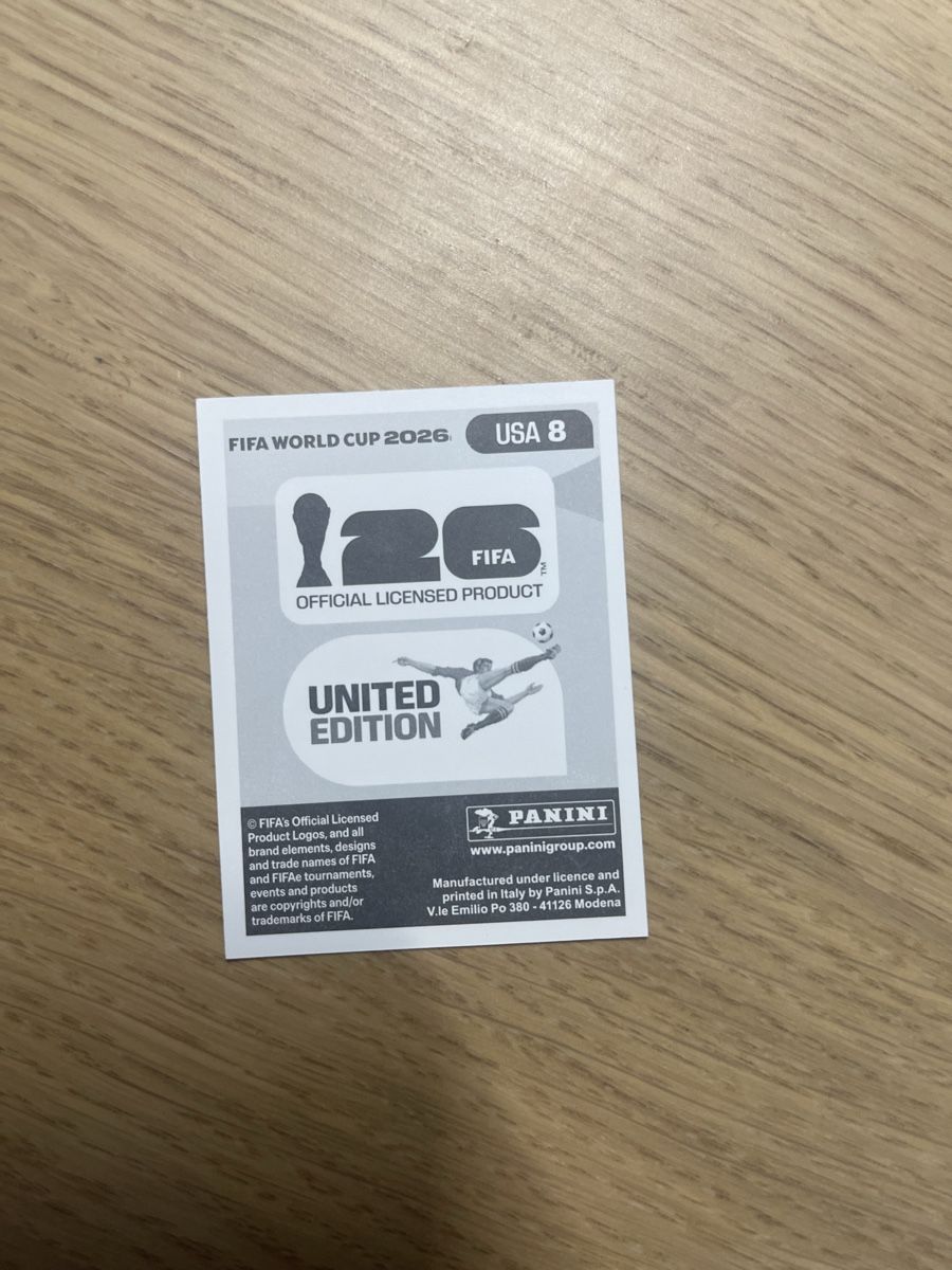 Sticker: Panini FIFA WC USA 8 – Nuovo (secondo la descrizione) da Lausanne 26 venduto da mar_2ldv 1