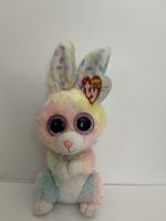 Ty Beanie Boo farbiger Hase mit Glitzeraugen