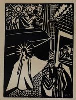 Frans Masereel, Holzschnitt,  1927