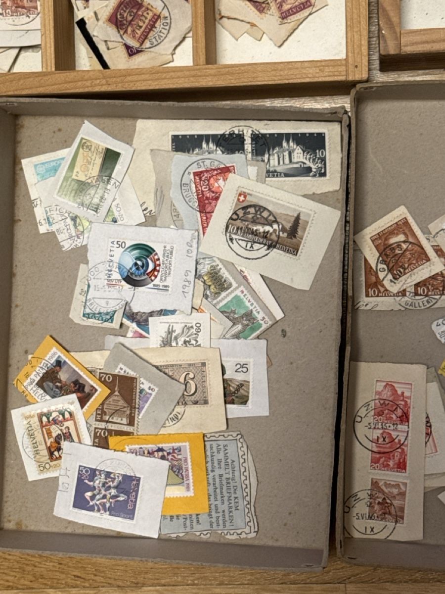 Tutti i francobolli: Briefmarken-Sammlung auf Briefstücken ab 1900 – Usato da Winterthur venduto da han_m89f 3