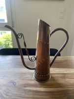 Dekorative Vintage Kupferkanne, rustikal
