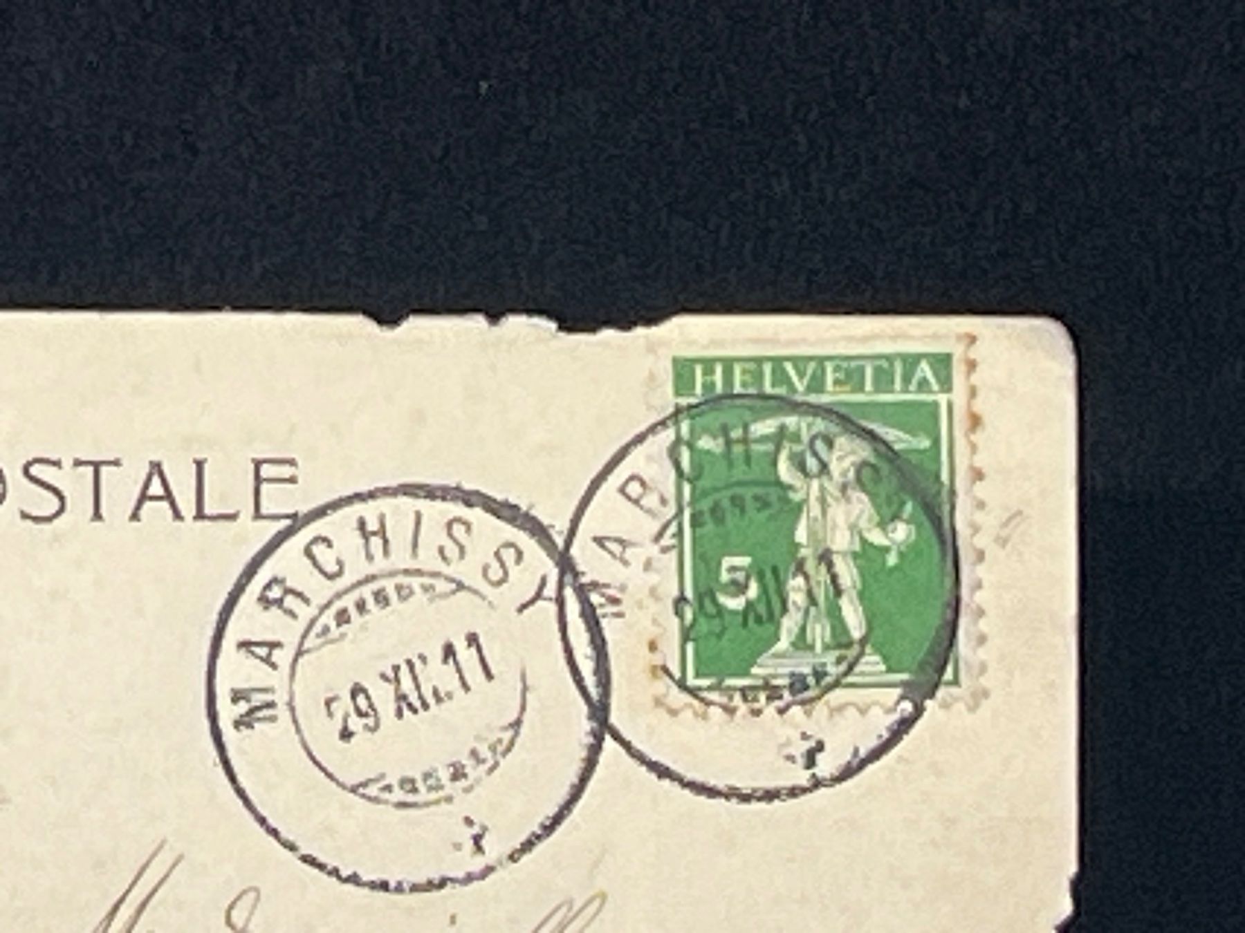 Cartoline postali: Marchissy - Le Temple – Usato da Widnau venduto da Brusi9 1
