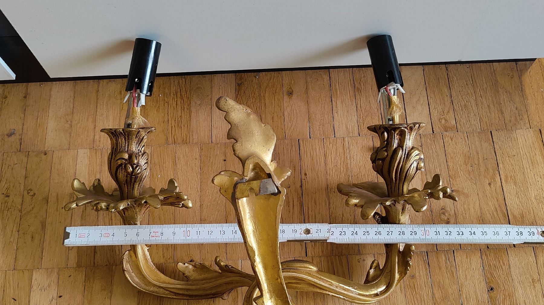 Lampade: Messing Wandleuchte Barockstil (W) – Usato da Aarau venduto da bro_9zsg 8