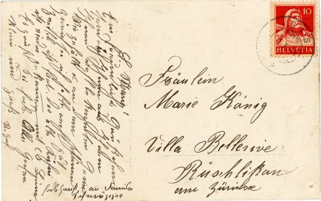 Cartoline postali: Igis   GR       um  1 9 1 9 – Usato da Brig venduto da Valcards54 1