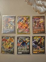 6x seltene Pokémon Sammelkarten verschiedene und Hülle