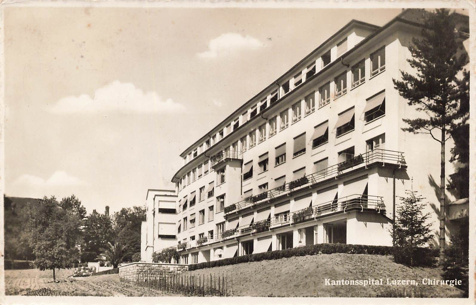Cartoline postali: Kantonsspital Luzern – Usato da Biasca venduto da Blenio71