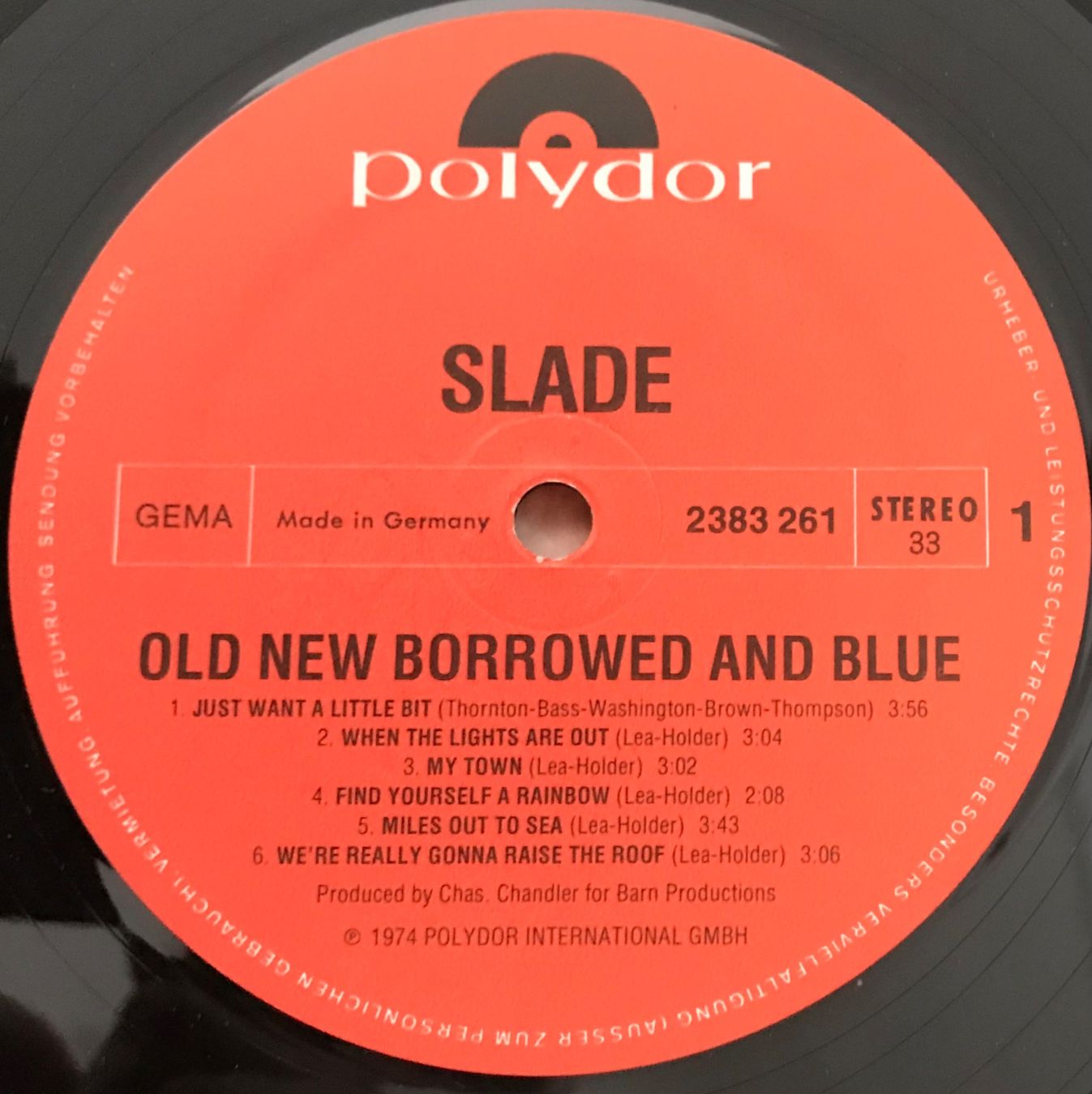 Dischi in vinile: SLADE - OLD NEW BORROWED AND BLUE - 33 Tours – Usato da Bussigny venduto da vinyl-pas-cher 3