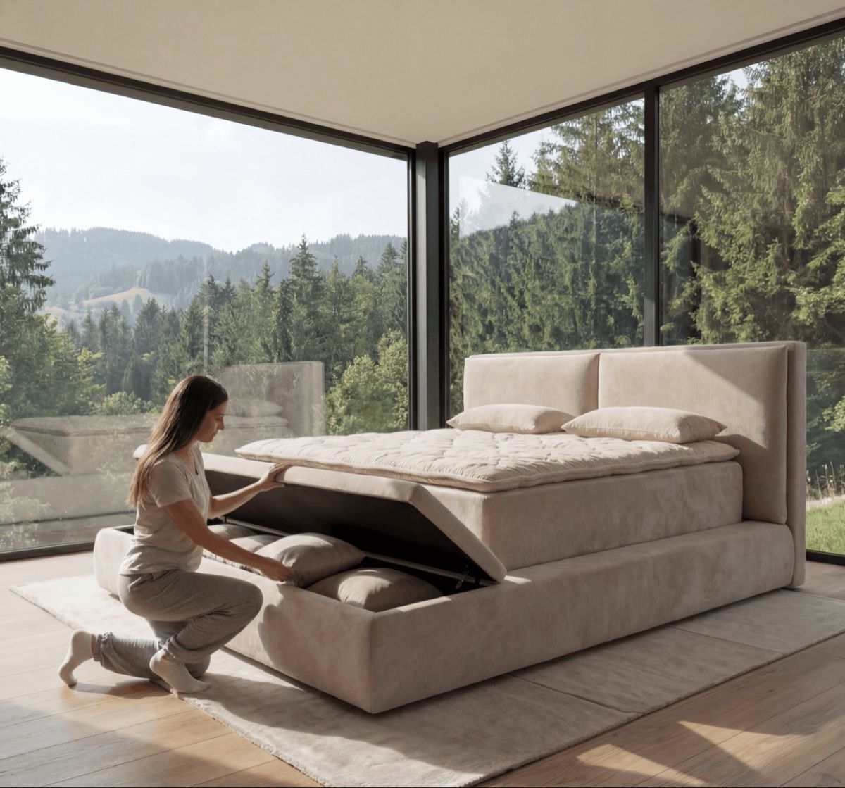 Lits: TIMO - 200x200 ORTHOPEDIC BED – Neuf (Voir description) à Steinhausen par WatchEnthusiast 4