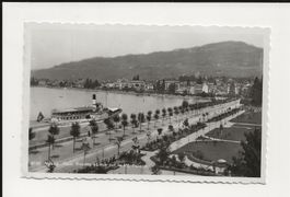 AK 1946 Vevey Quai Roussy mit Raddampfer Lausanne